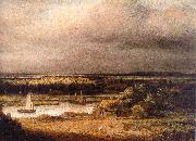 Philips Koninck Wide River Landscape oil painting artist